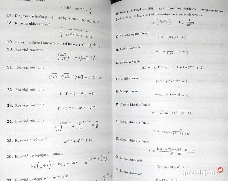 Zbiór zadań i zagadnień maturalnych z matematyki lubelskie Chełm