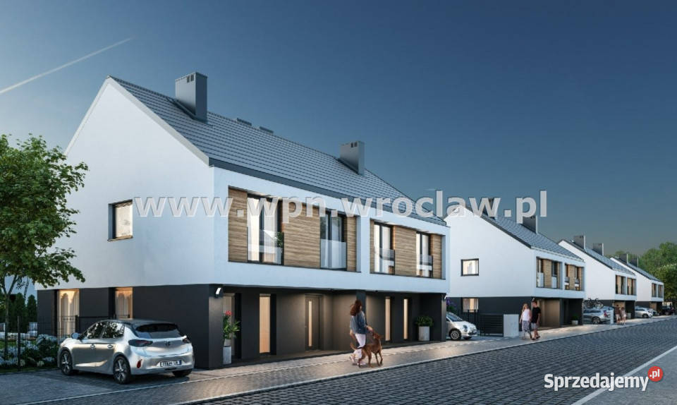 sprzedaży domu bliźniaka 105m2 Kobierzyce dolnośląskie