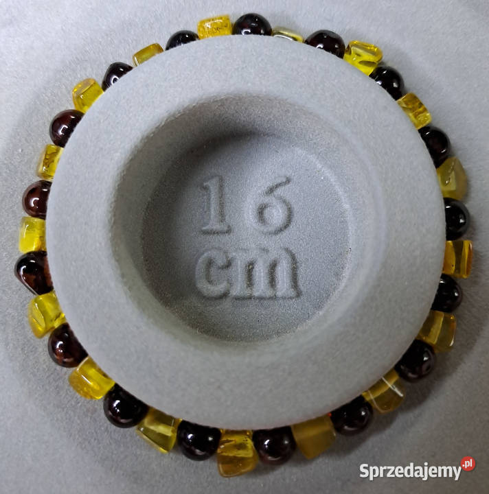 Bransoletka BURSZTYN bałtycki kostka cytryna Warszawa sprzedam