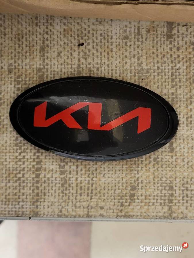 Nowy Emblemat KIA 115x58mm Czarny MatCzerwony Gliwice sprzedam