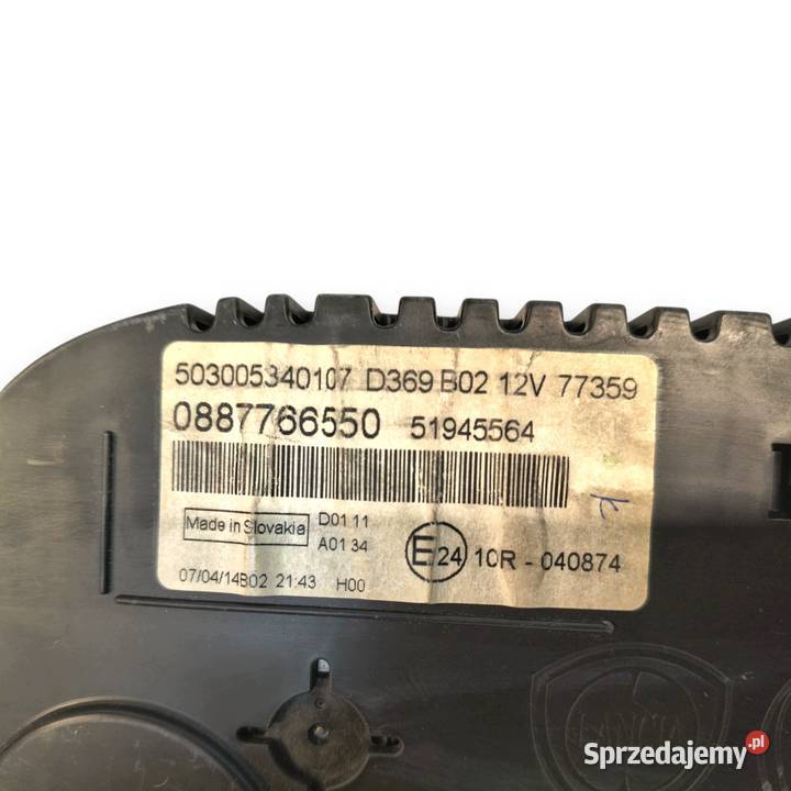 LICZNIK ZEGARY 51945564 Fiat Panda III 12 8V lubelskie sprzedam