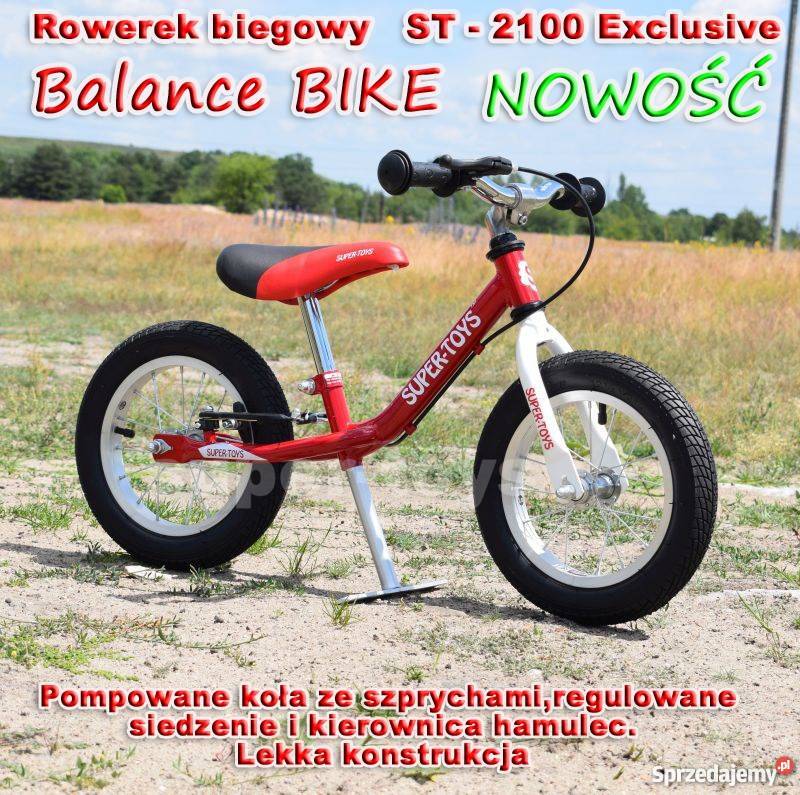 ROWEREK BIEGOWY EXCLUSIVE POMPOWANE KOŁA sprzedam