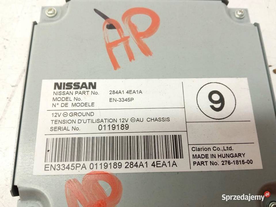 MODUŁ KAMERY 284A14EA1A EN3345P Nissan Qashqai