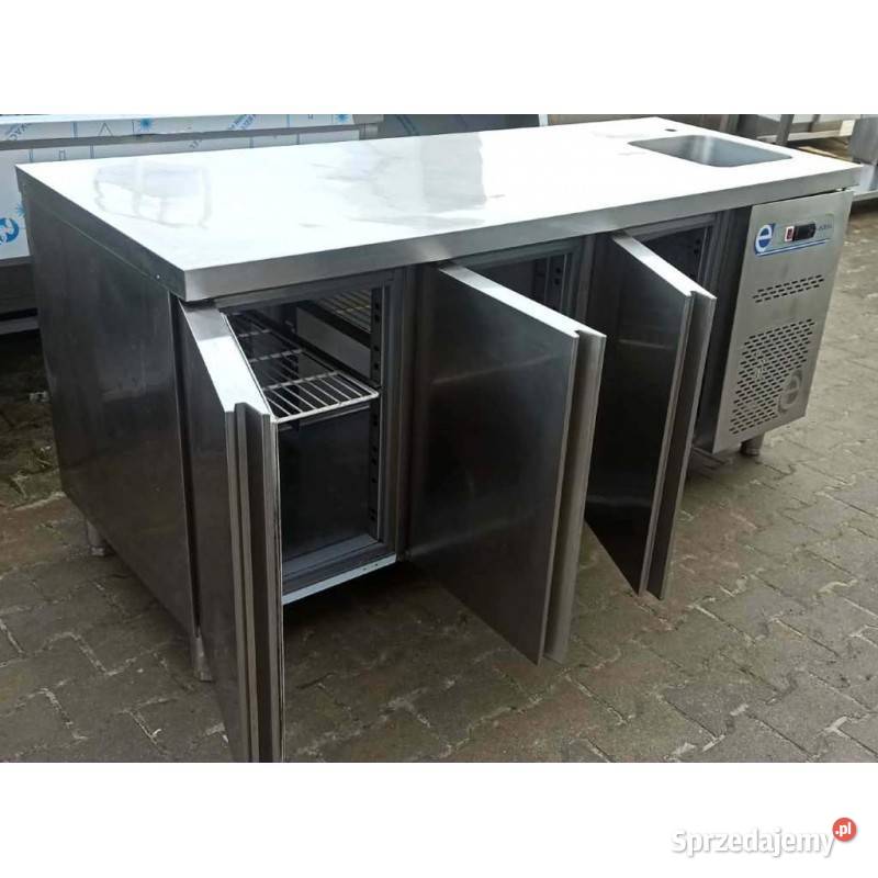 Stół Chłodniczy 3 Drzwi Zlew 1797085 S 1421O Gastronomia Ostrów Wielkopolski sprzedam