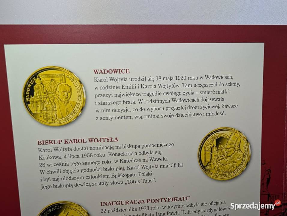 Folder Klaser na medale 100 Rocznica Urodzin Piła sprzedam