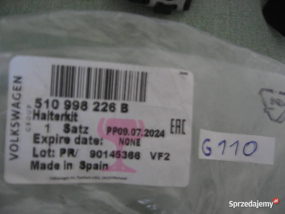510998226B VW Golf 7 SPORTSVAN Zestaw naprawczy Warszawa