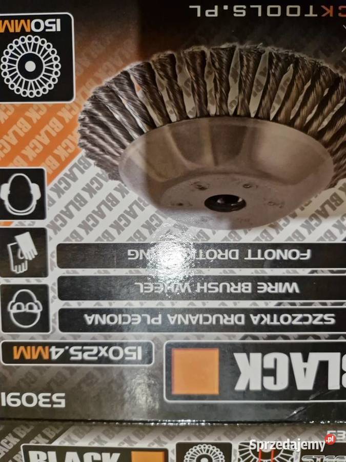 BLACK DRUCIAK TARCZA SZCZOTKA DRUCIANA DO KOSA Głogowa