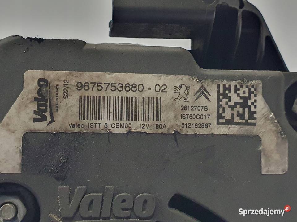 ALTERNATOR Peugeot 208 2008 308 3008 508 16 HDI osobowe Układ elektryczny silnika Chełm