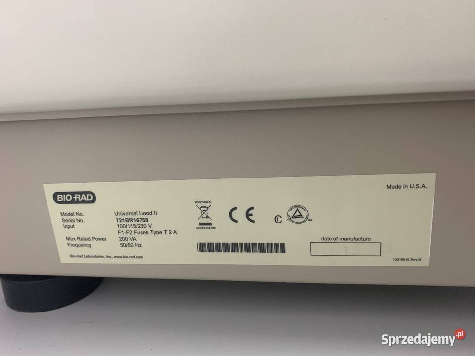 BioRad Universal Hood II sprzedam