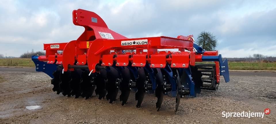 Brona talerzowa ścierniskowa ciężka Agroklon