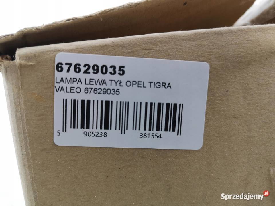 LAMPA LEWY TYŁ OPEL TIGRA 19942000 NOWA
