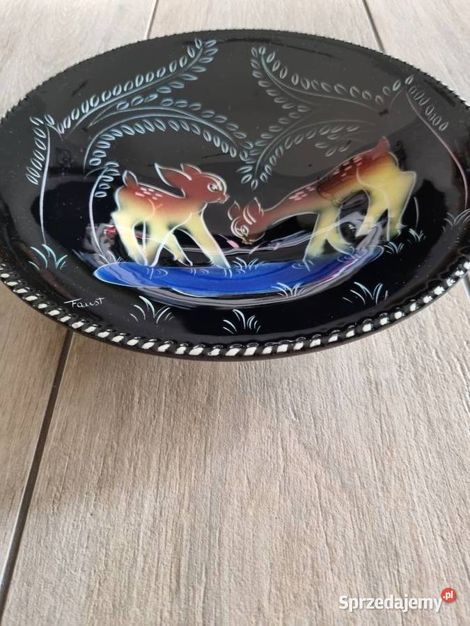 Półmisek ręcznie malowany Porcelana i szkło Wola Podłężna
