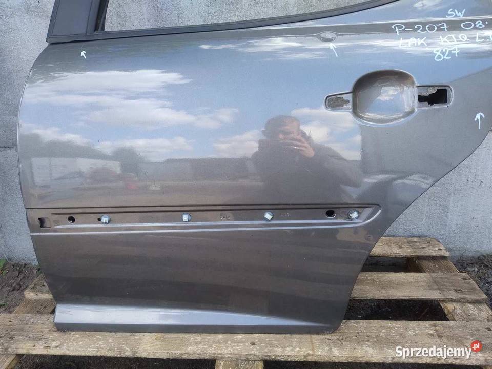 DRZWI LEWY TYŁ KTQ PEUGEOT 207 SW sprzedam