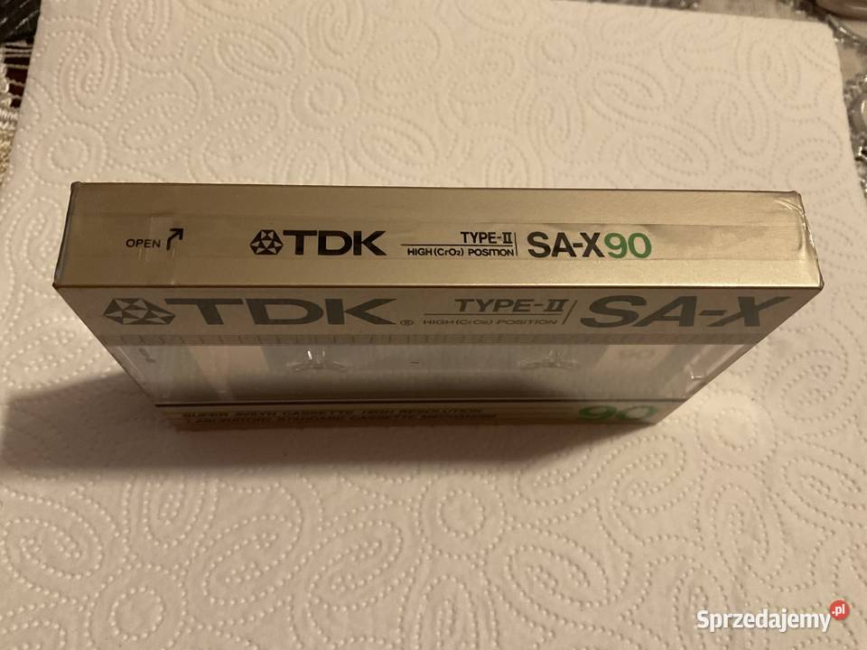 Kaseta TDK SAX 90 1986 Sosnowiec
