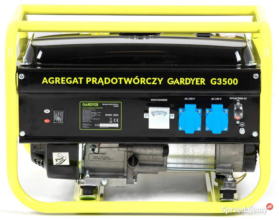 AGREGAT PRĄDOTWÓRCZY GENERATOR PRĄDU JEDNOFAZOWY Opalenica