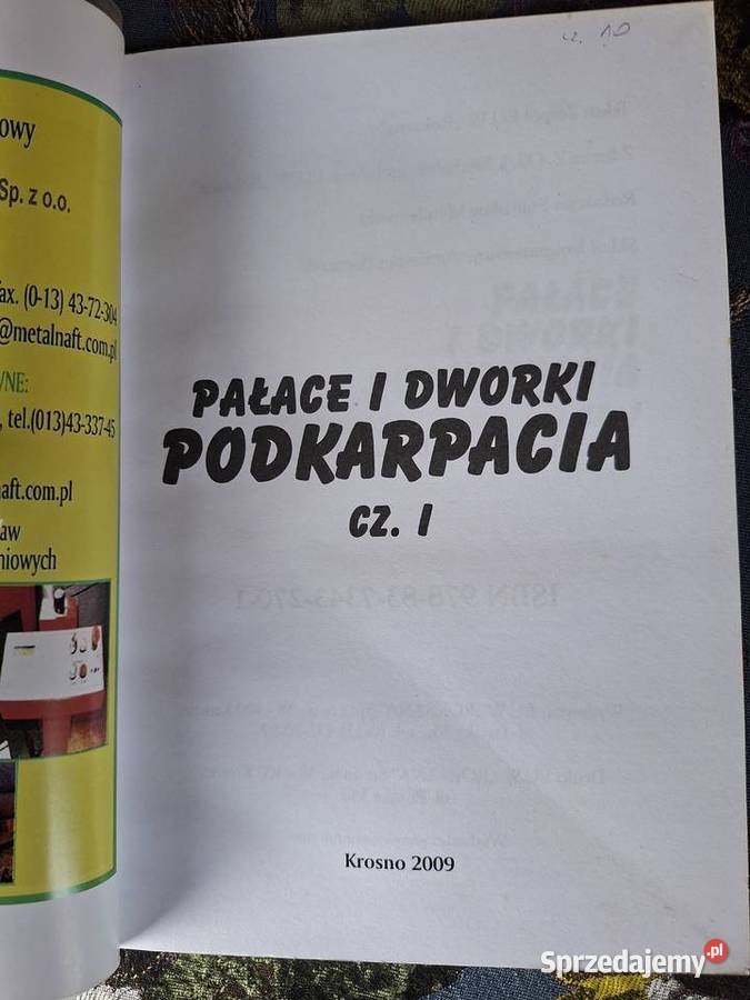 Pałace i dworki Podkarpacia 2 tomy małopolskie Kraków