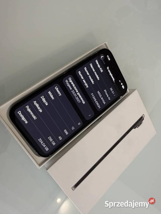 Iphone 17 air 256gb nowy Zielonka