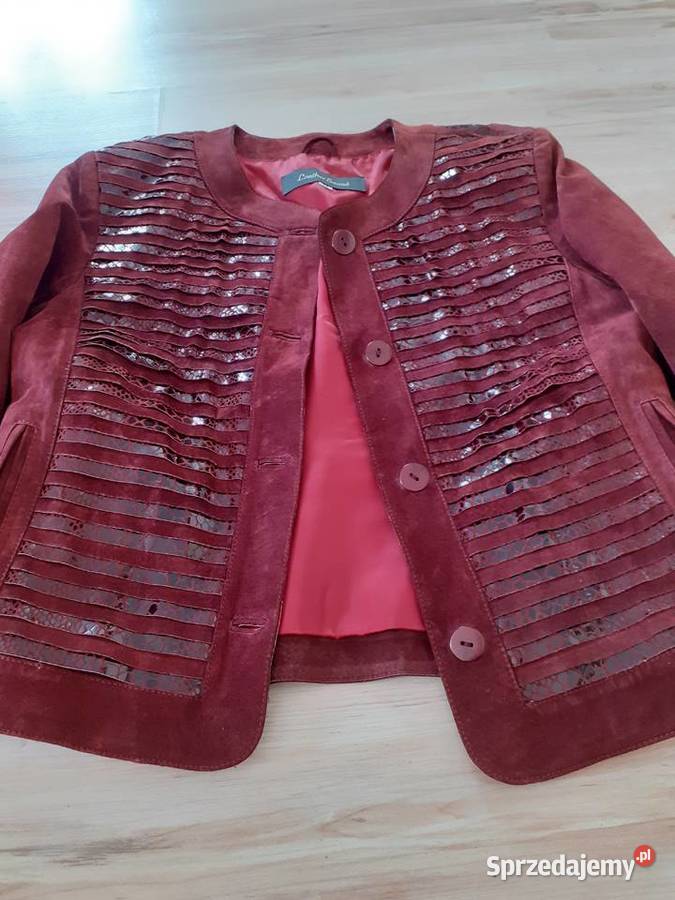 kurtka skórzana zamszowa nowa Kurtki i płaszcze Gdańsk