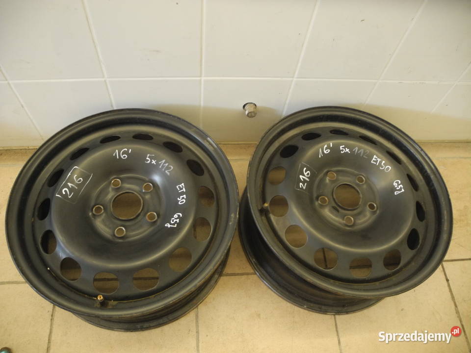 16 5x112 ET50 65J PARA FELG STALOWYCH Trzebnica