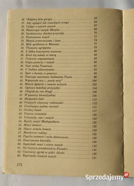 MOTYLE MEGO ŻYCIA Arkady Fiedler relacja z podróży Hajnówka sprzedam