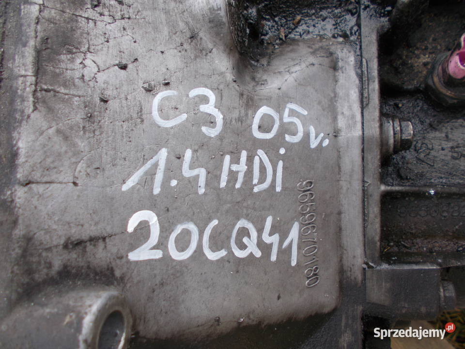 citroen C3 14 hdi 06r skrzynia biegów 20CQ41 osobowe