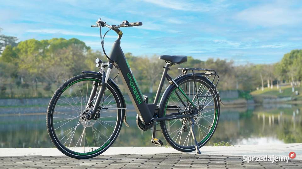 Rower elektryczny holender miejski DocGreen 250W wielkopolskie Poznań