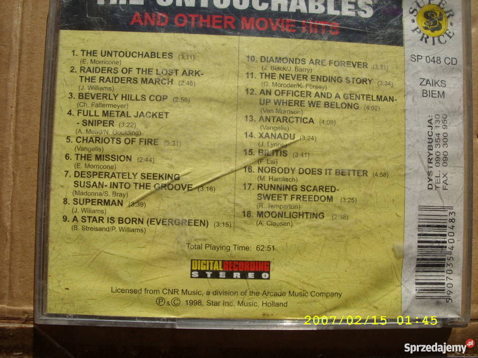 Eilm CD THE LONDON STARLIGHT ORCHESTRA dolnośląskie Wołów