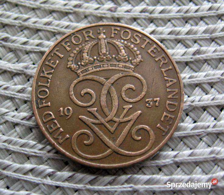 Szwecja 5 Ore 1937r wielkopolskie sprzedam