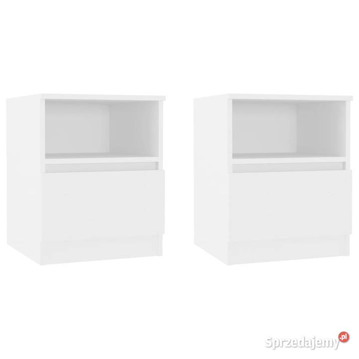 Szafki nocne 2 białe 40x40x50 materiał Nocne Warszawa