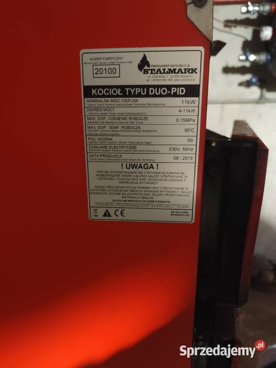 Sprzedam piec z podajnikiem 11 kW sprzedam