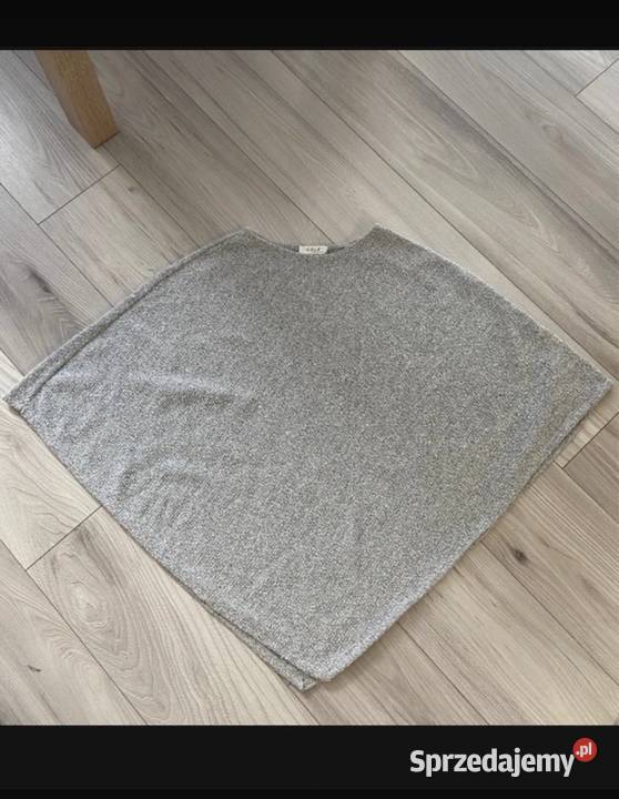Gala Poncho szare narzutka ponczo Pozostałe wielkopolskie Rogoźno