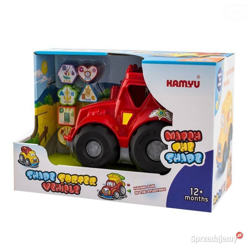 ZABAWKA TRAKTOR Z ELEMENTAMI EDUKACYJNYMI podlaskie Bielsk Podlaski