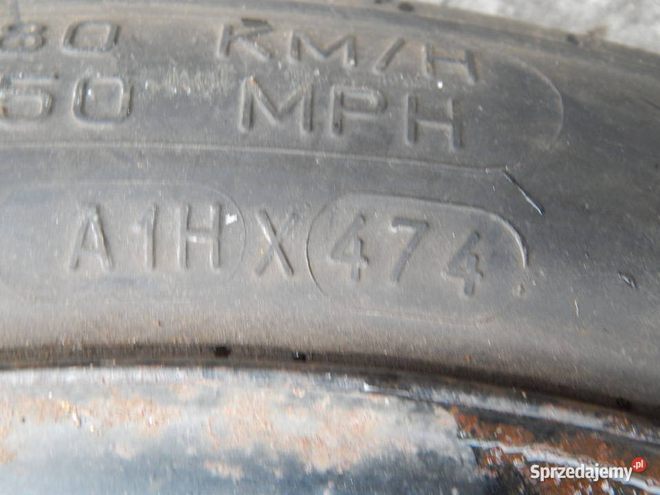 KOŁO DOJAZDOWE ZAPAS Audi 80 T11570R15 90M Warszawa