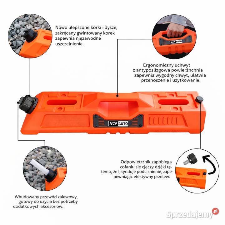 Kanister 65l off road quad terenówka kemping atv Zambrów