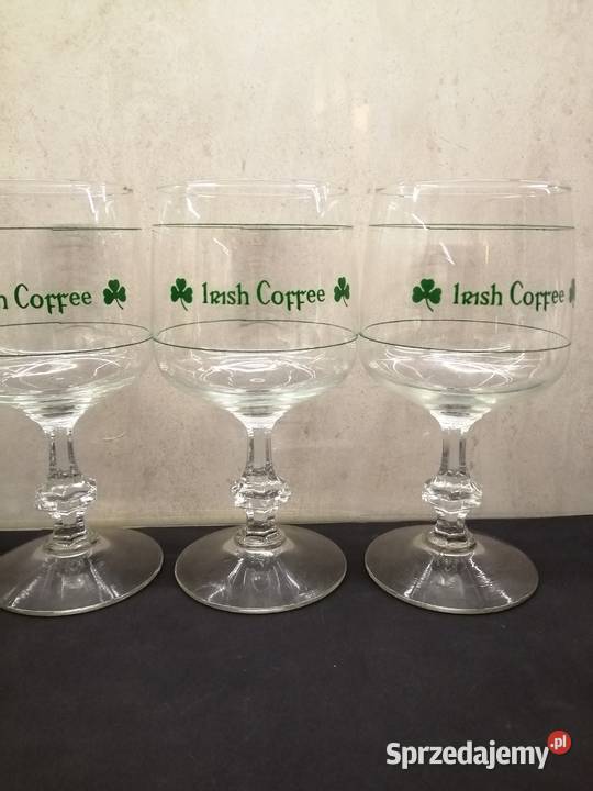 szklaneczki kieliszki IRISH COFFEE 4 025l śląskie Siemianowice Śląskie sprzedam