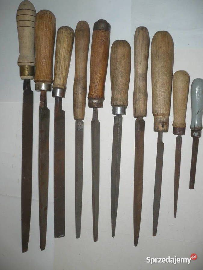 Pilniki okrągłe i trójkątne nowe i używane