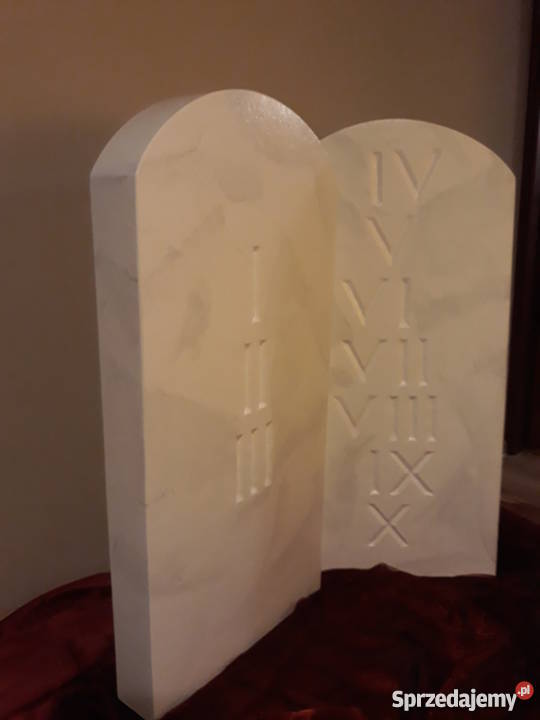 Tablice przykazan dłoń dekoracja wielkopostna Dobrzyca