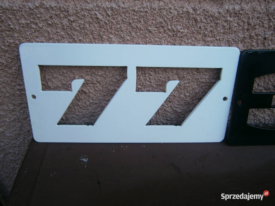 Tablica adresowa z nm na dom 77 i 39 Siedlce sprzedam