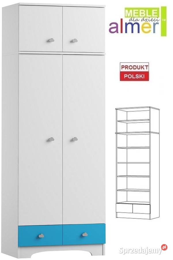 CLOUDS N25N szafa dziecięca 80x53 w227 Swarzędz sprzedam