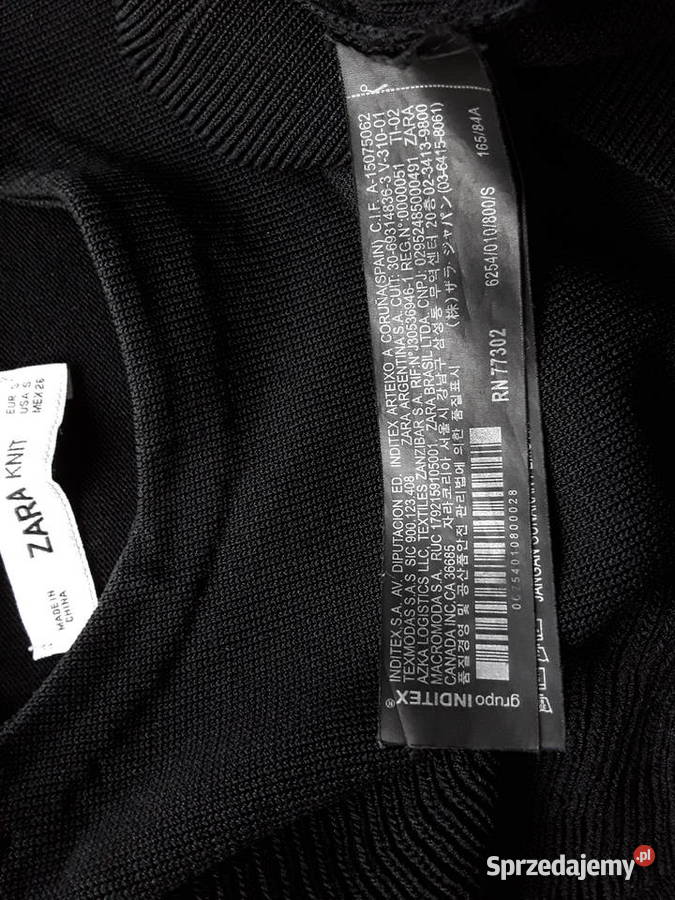 Czarna sukienka na studniówkębalevent r36 Zara Zara Warszawa