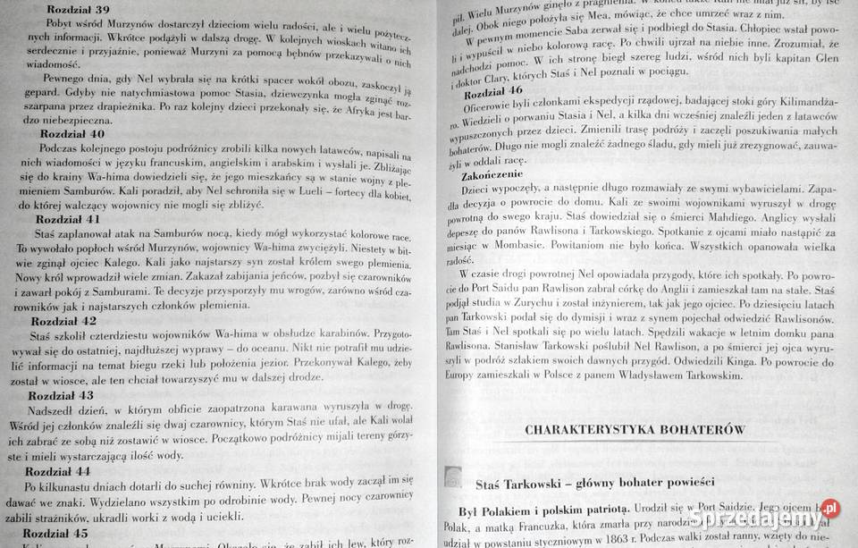 W pustyni i w puszczy H Sienkiewicz Lektura z Chełm