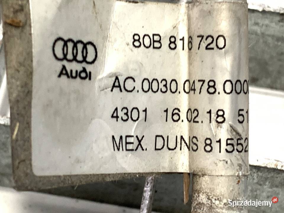RURKA KLIMATYZACJI AUDI Q5 FY 80B818720 20 190