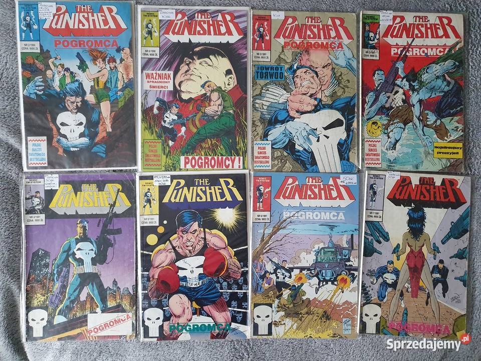 Punisher wydawnictwo TmSemic zestaw 27 komiksów Gdynia sprzedam