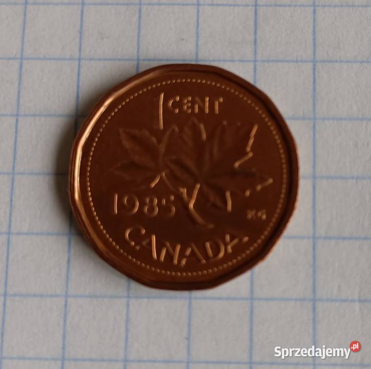1 CENT 1985 KANADA Numizmatyka Piszczac