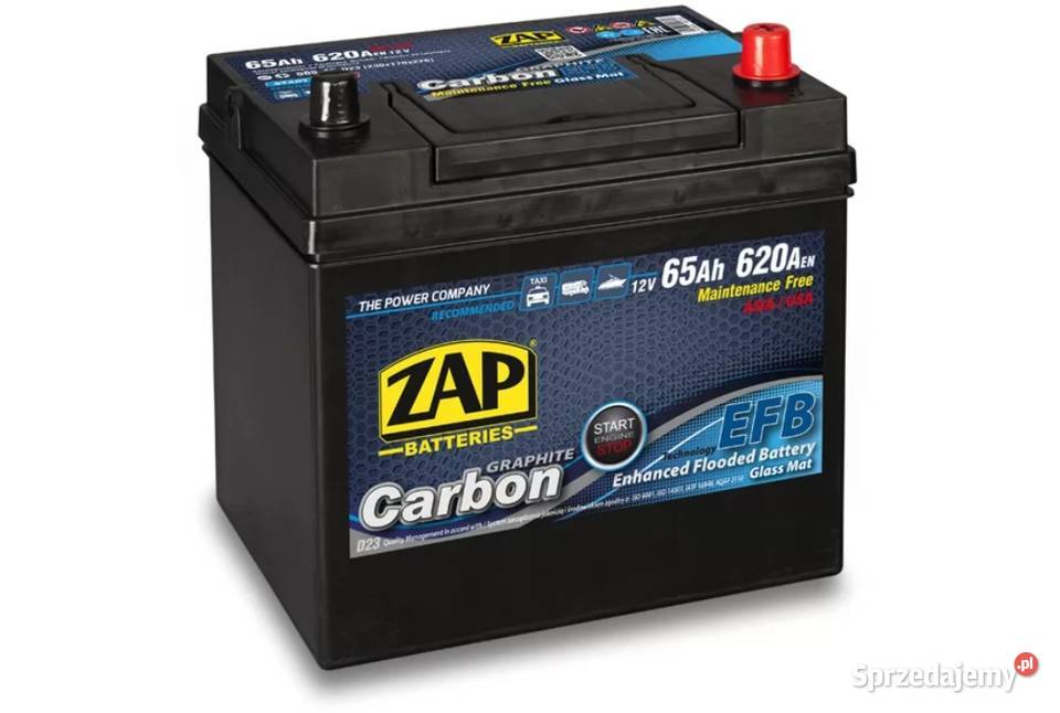 Akumulator ZAP CARBON EFB STARTSTOP 65Ah 620A Wrocław