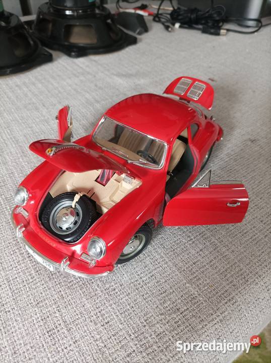 Porsche 356 B Burago model 118 Italy Płock