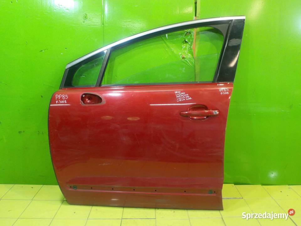 PEUGEOT 3008 I 20 HDI 10r LKR drzwi lewe przod Części samochodowe Suków sprzedam