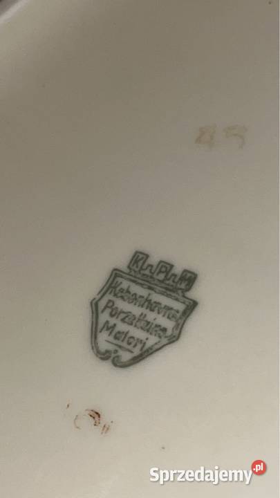 Patera listek B G Kjobenhavn Made in Denmark Gdańsk