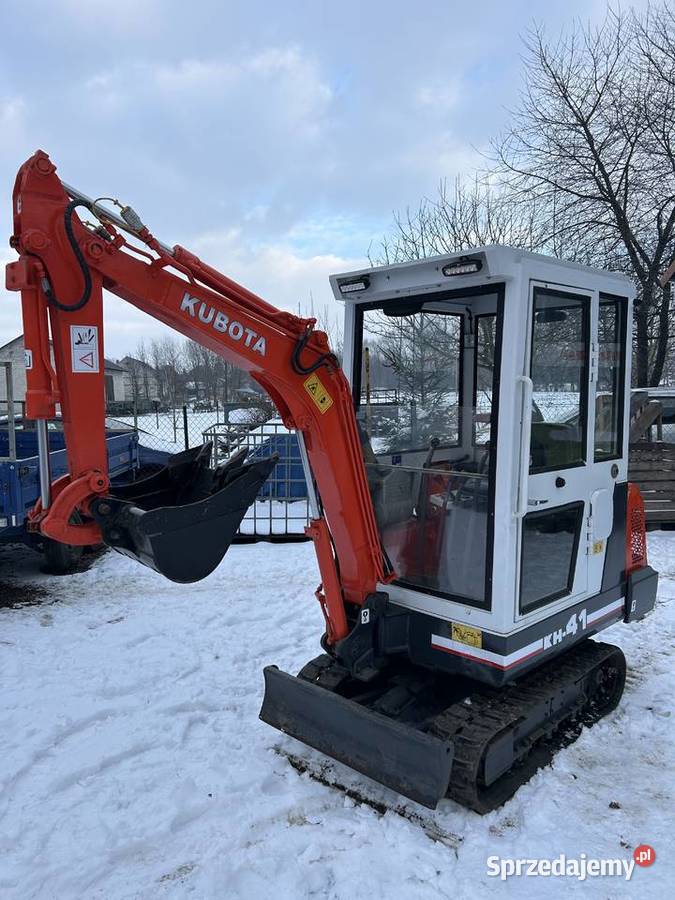Minikoparka Kubota KH 41 Koparki podkarpackie Łowce