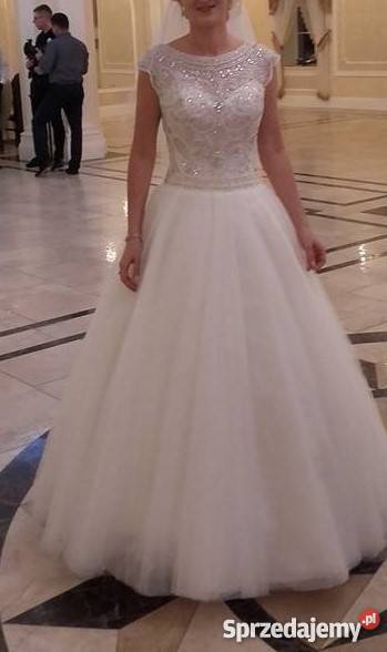suknia ślubna Rossa kolor Ivory 3638 Damska